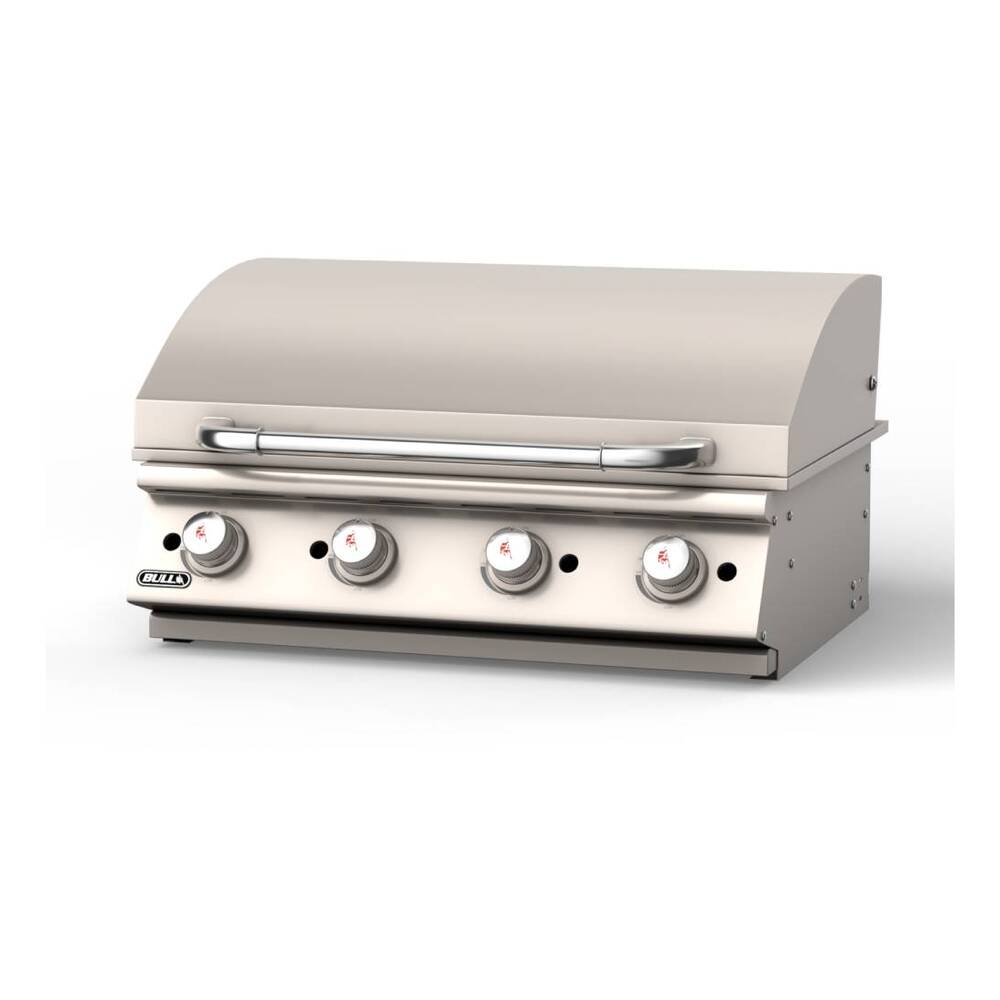 Bull 9200 30 inch Commercial Style Griddle Head for Outdoor Kitchen 60000 Total BTU, Piezo Igniters, Chromium Plated Griddle, in Stainless Steel