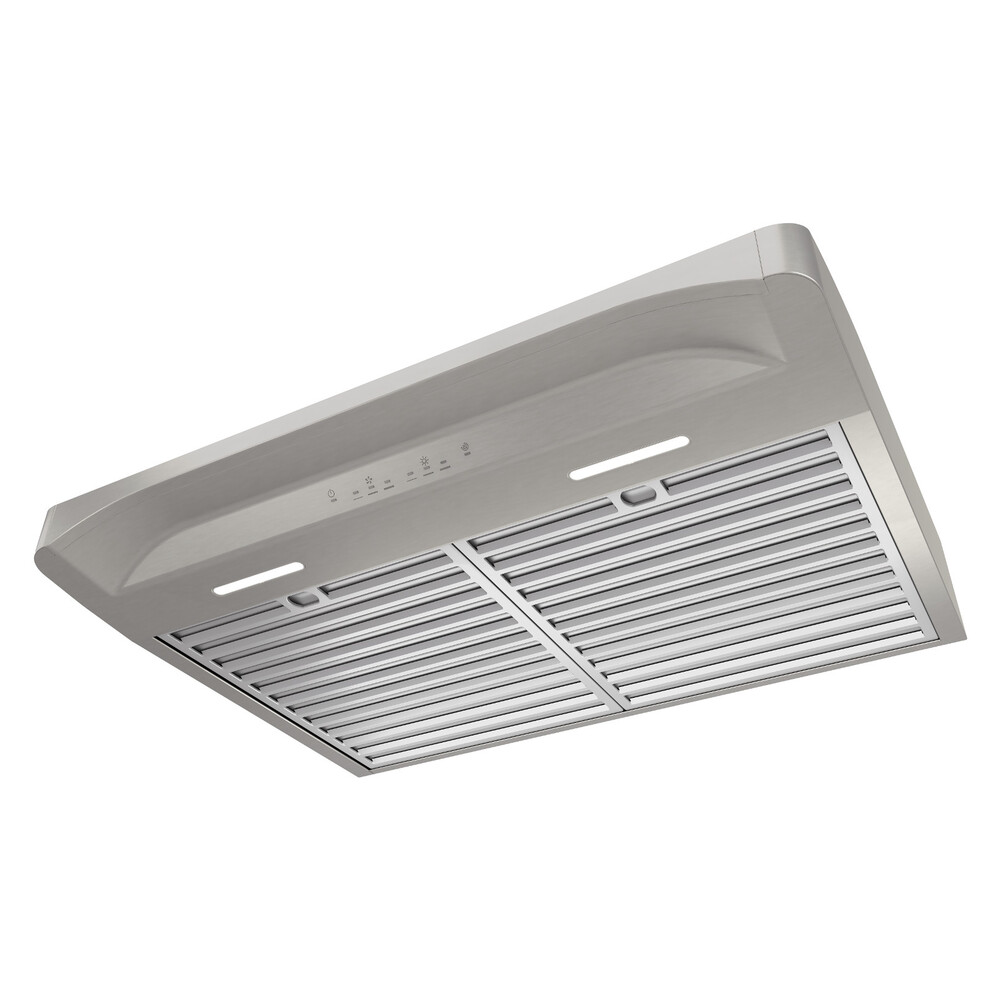 Broan ALT330SS 30 inch Alta Series Convertible Under Cabinet Range Hood with 450 CFM, Heat Sentry, Hybrid Baffle Filters, LED Lighting, in Stainless Steel