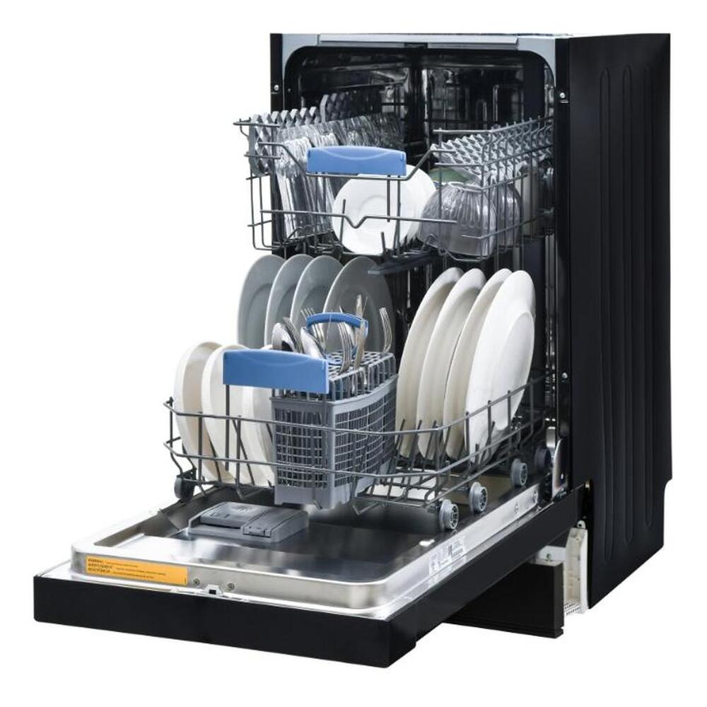 Equator WB1840 18 inch Built-In Dishwasher with 10 Place Settings, Touch Button Control Panel, Rinse-Aid Indicator, Automatic Temperature Control