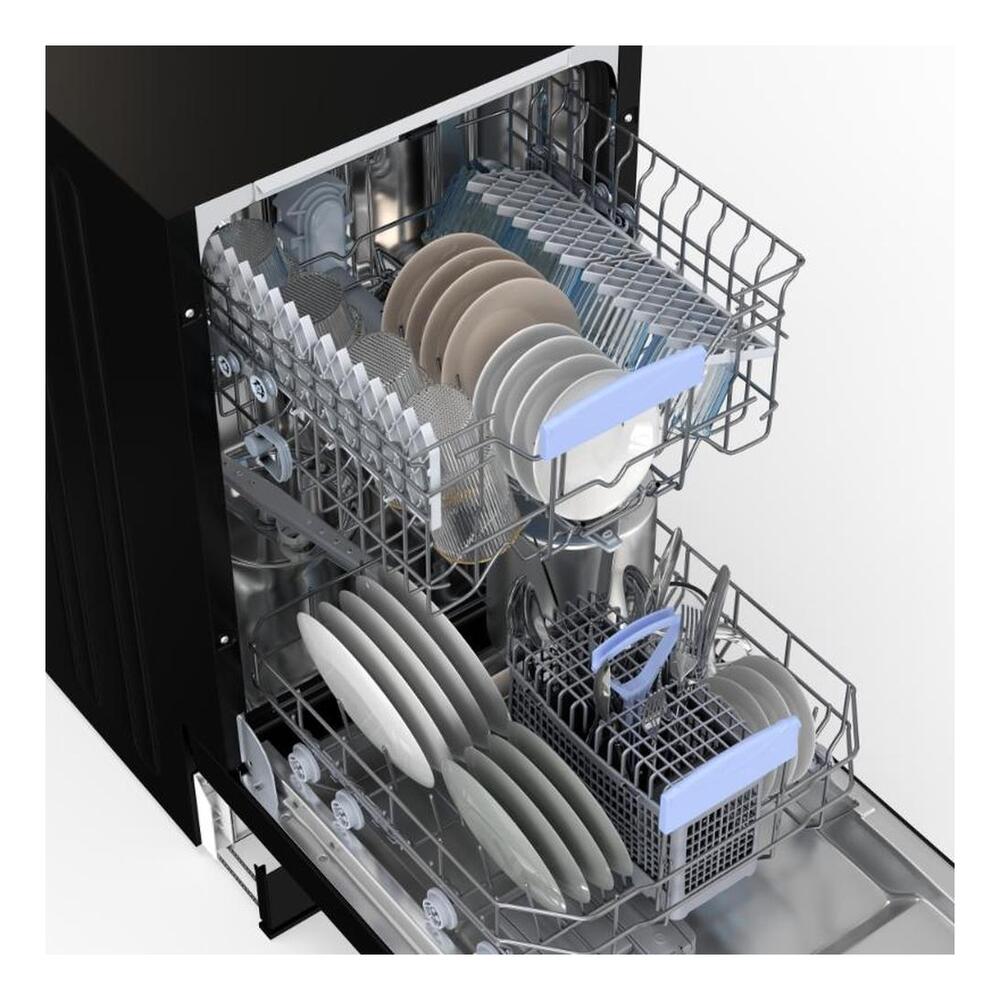 Equator WB1840 18 inch Built-In Dishwasher with 10 Place Settings, Touch Button Control Panel, Rinse-Aid Indicator, Automatic Temperature Control