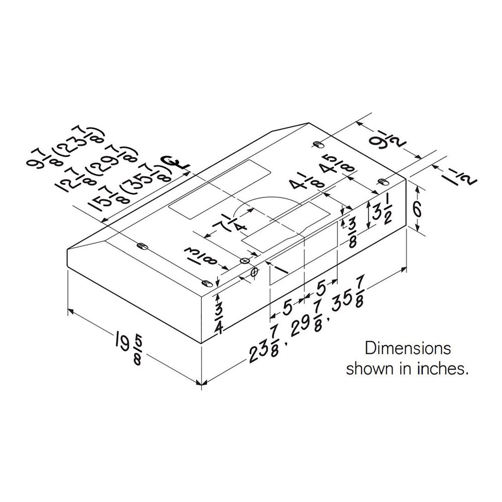 Broan-BCSEK130WW-Dimensions