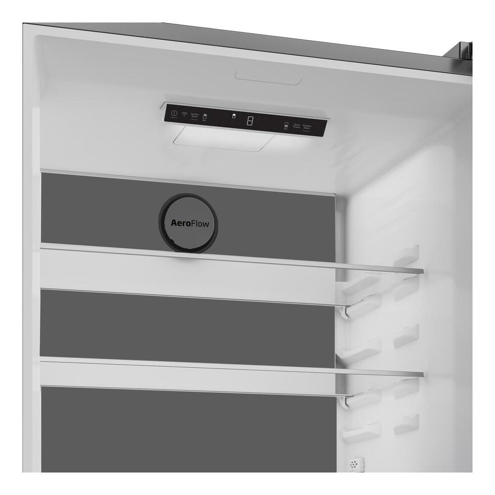 Beko BFBD30216SS 30" Counter-Depth Bottom Freezer Refrigerator with 16.11 cu. ft. Capacity, LED Theater Lighting, Energy Star, FreshGuard™, in Stainless Steel