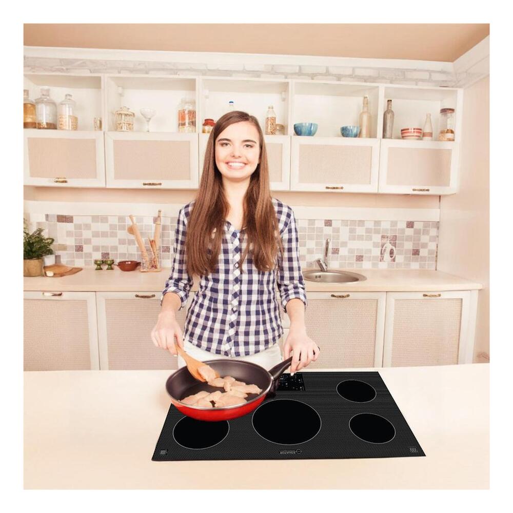 Equator BIC365CCED 36 inch Built-In Induction Cooktop with 5 Burner, Keep Warm, Auto Power Sharing, Touch Controls, in Black