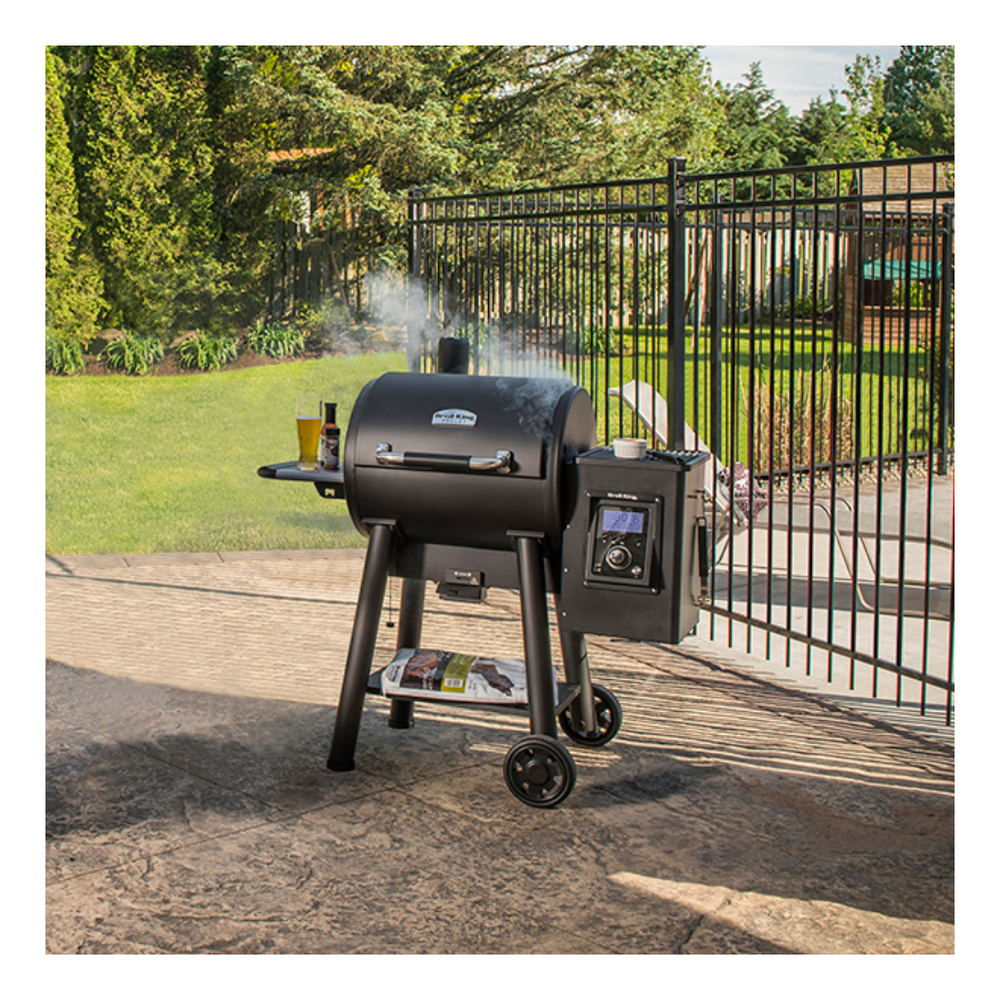 Broil King-BK495051-front view of regal pellet smoker grill