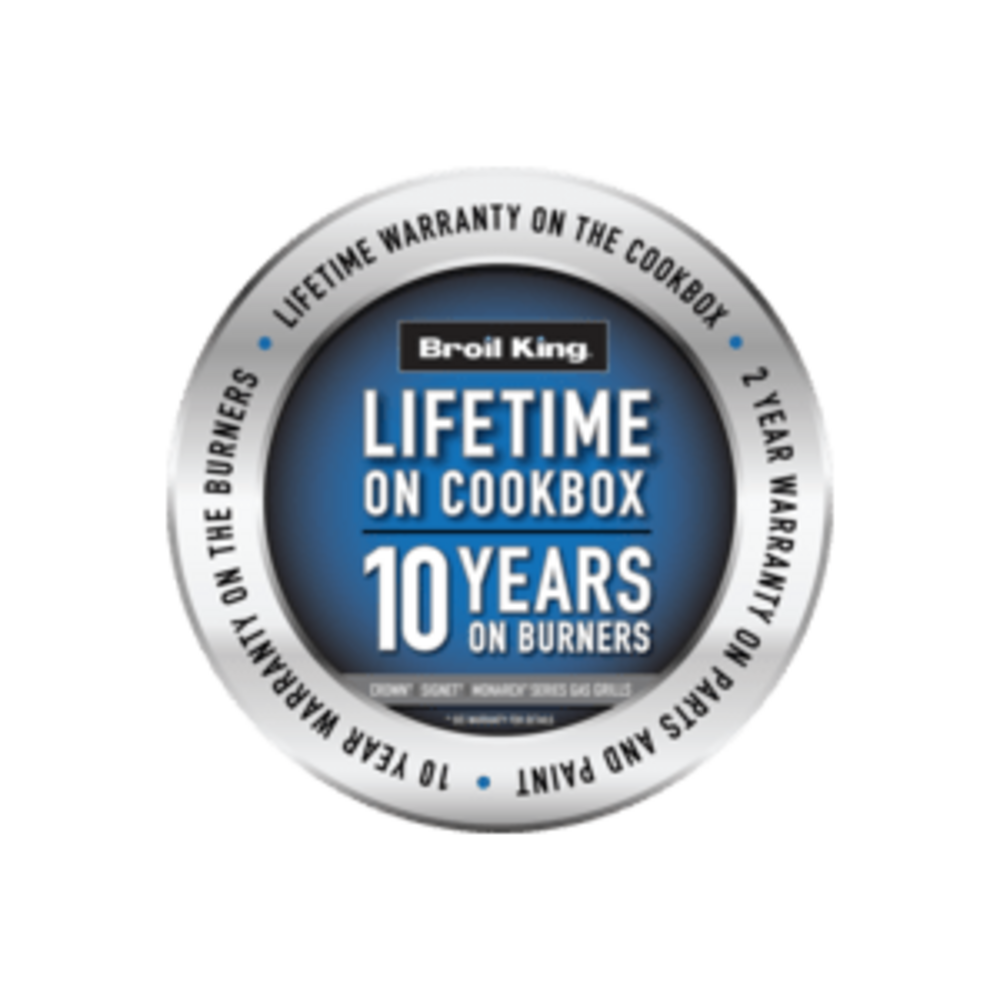 Broil King-BK834264-10 years warrenty