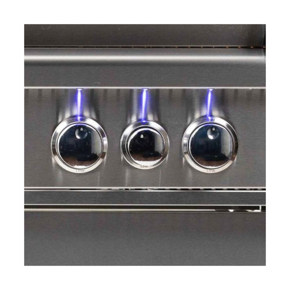 Broilmaster-BSB322GN-control panel lights
