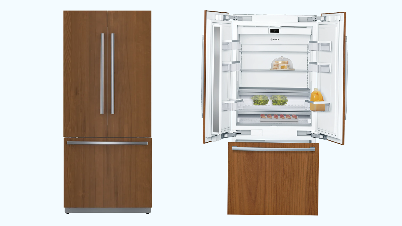 Bosch B36IT905NP Benchmark Series 36 inch Smart Built-In French Door Refrigerator