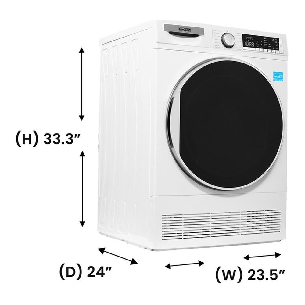 Equator CD4040 24 inch Conserv Luxe Stackable Washer, Stackable Design, BLDC Motor, Condensing Dryer