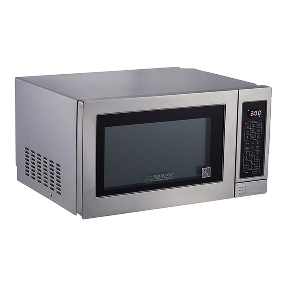 Equator CMO1200 21 inch Freestanding Hybrid Microwave+Convection Oven+Grill Combo Microwave with 1.2 cu. ft., Express Cook, Weight/Time Defrost, Combination Function, in Stainless Steel