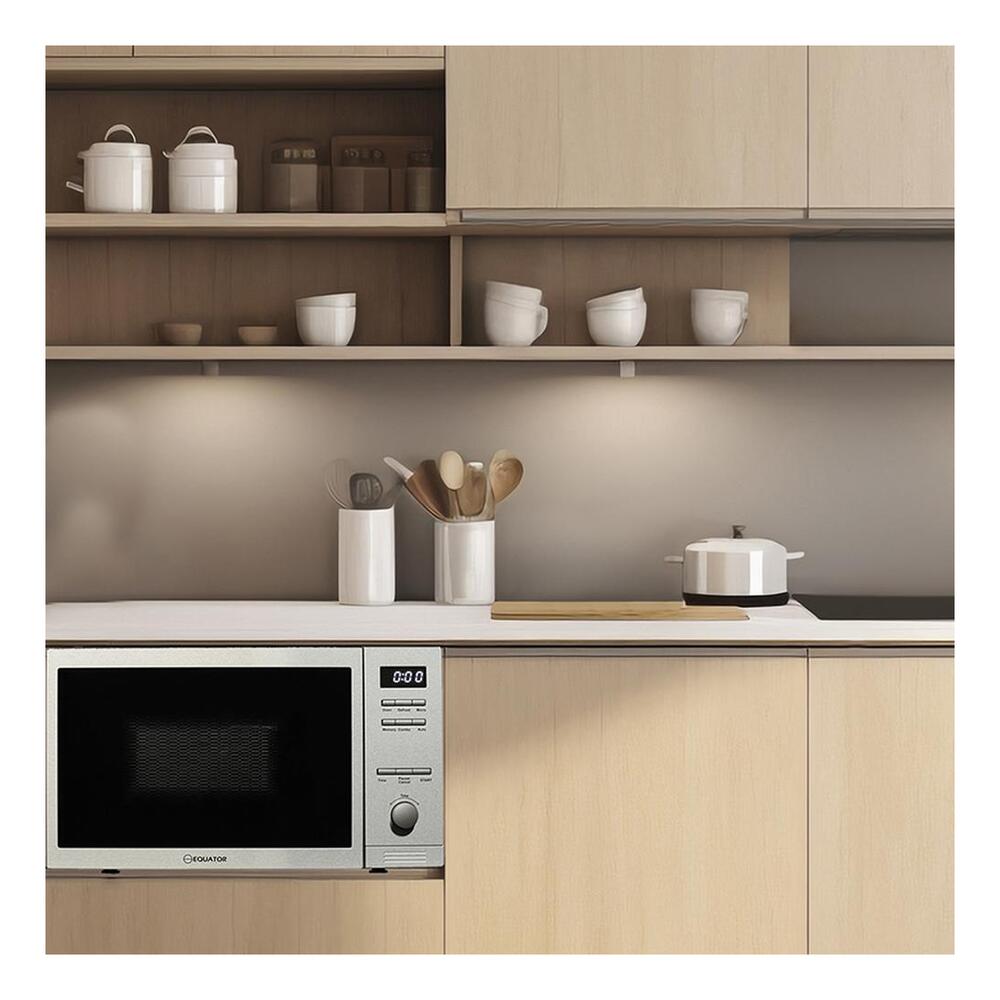 Equator CMO800T 19 inch Hybrid Microwave+Oven, with 0.8 cu. ft. Capacity, Sanitize Cycle, Anti Corrosion Ducting, Convertible Drying, in Stainless Steel