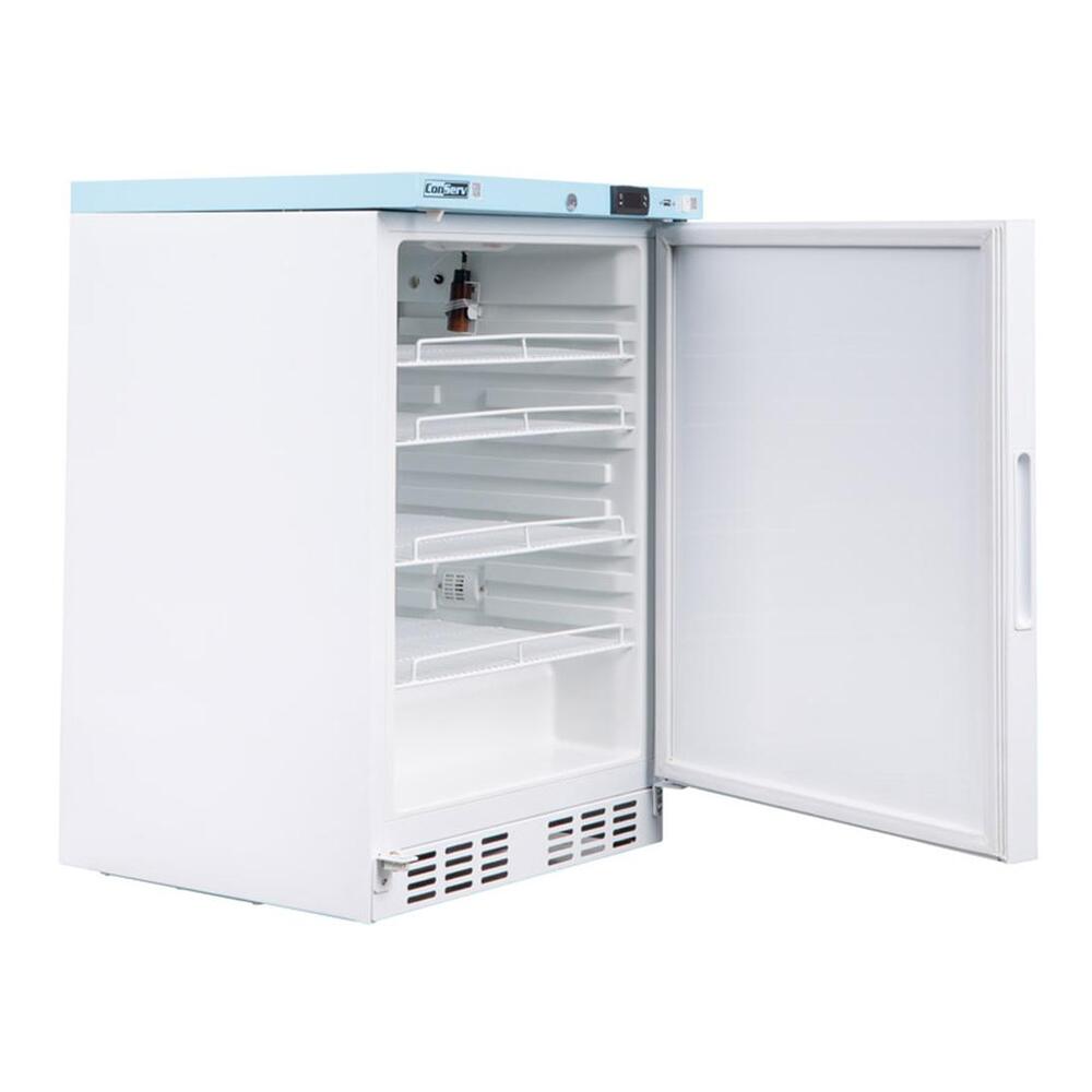 Equator CMV400 Conserv Compact 24 inch COMMERCIAL/PHARMACEUTICAL Refrigerator with 3.9 cu. ft. Capacity, WiFi Compatible, Electronic Display, Door Lock, in White