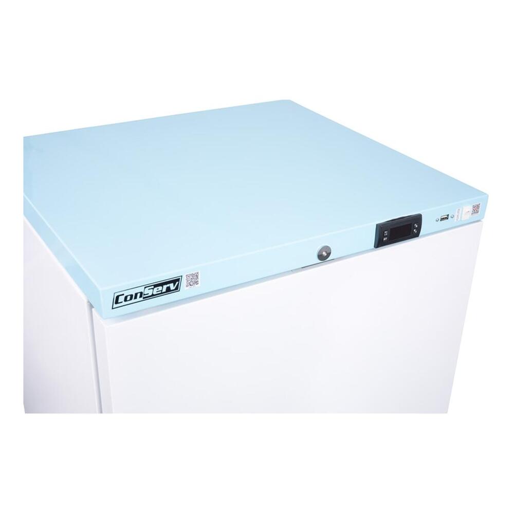 Equator CMV400 Conserv Compact 24 inch COMMERCIAL/PHARMACEUTICAL Refrigerator with 3.9 cu. ft. Capacity, WiFi Compatible, Electronic Display, Door Lock, in White