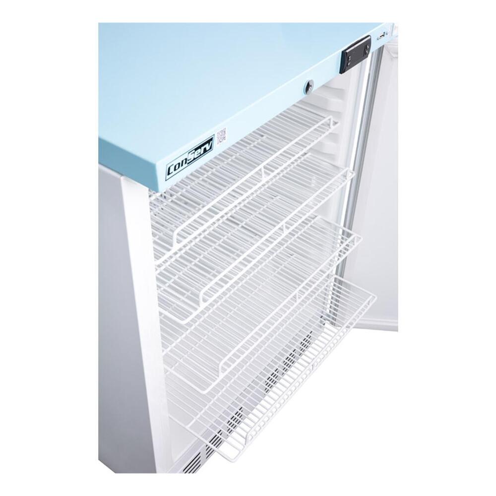 Equator CMV400 Conserv Compact 24 inch COMMERCIAL/PHARMACEUTICAL Refrigerator with 3.9 cu. ft. Capacity, WiFi Compatible, Electronic Display, Door Lock, in White