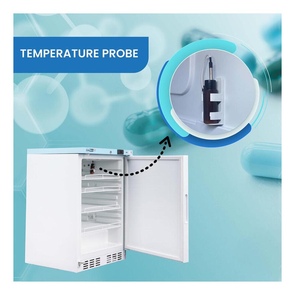 Equator CMV400 Conserv Compact 24 inch COMMERCIAL/PHARMACEUTICAL Refrigerator with 3.9 cu. ft. Capacity, WiFi Compatible, Electronic Display, Door Lock, in White