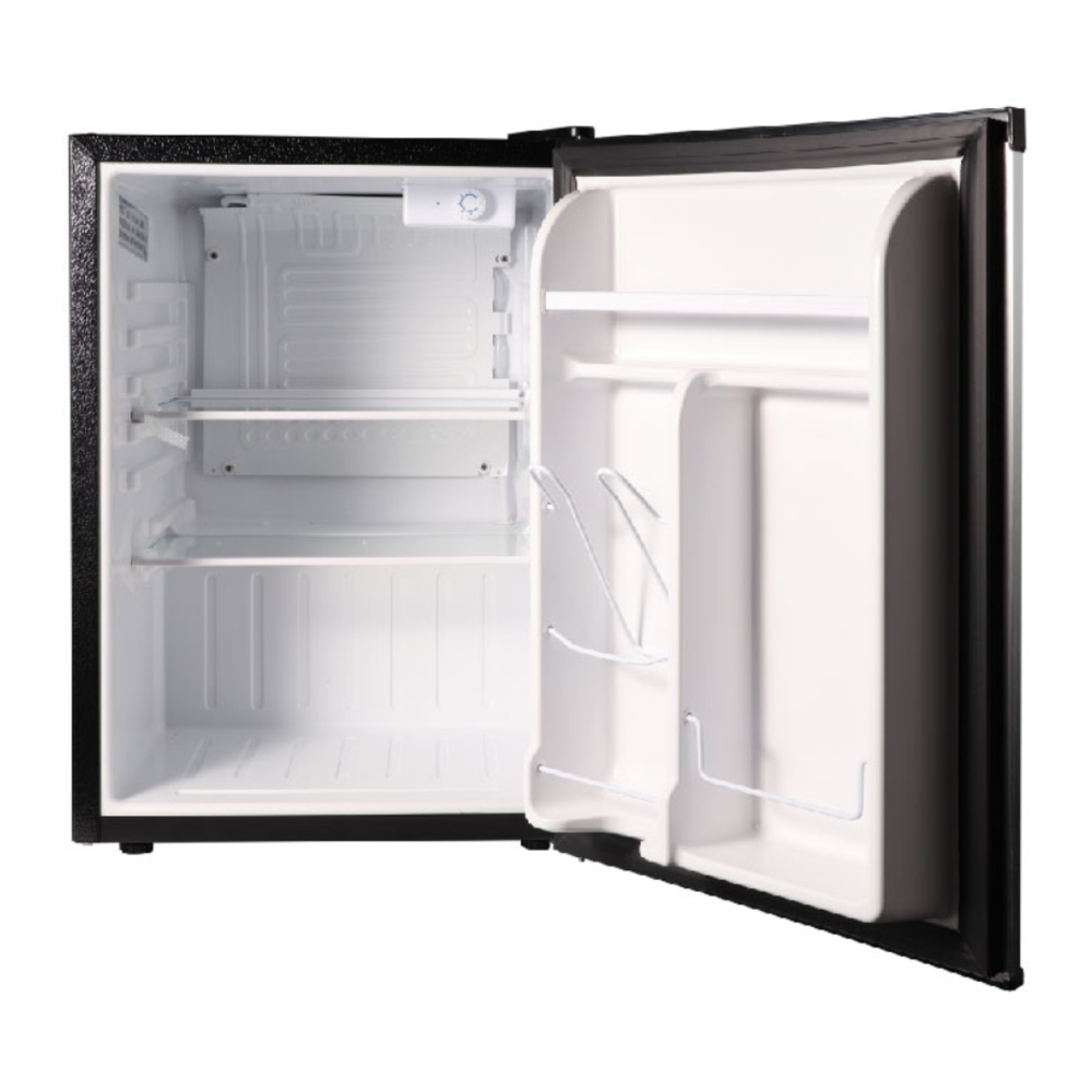 Equator CREF26SS Conserv 18 inch Compact Mini Refrigerator with 2.6 cu. ft. Capacity, Wire Bottle Rack, Recessed Handle, Reversible Door, in Stainless Steel