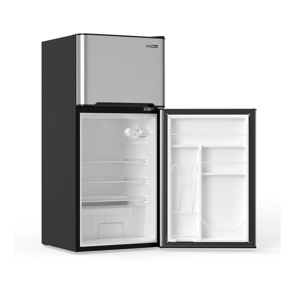 Equator CRF450 Conserv 19 inch Compact 2 Door Refrigerator with 4.50 cu. ft. Capacity, Three Glass Shelves, Reversible Door, In-Door Can Dispenser
