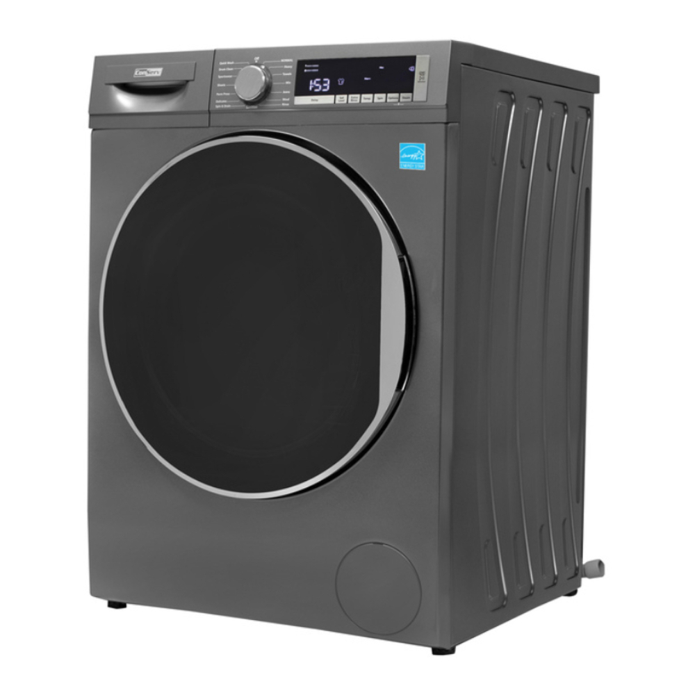 Equator CW2240 24 inch Front Load Electric Washer with 2.2 cu. ft. Total Capacity, Automatic Load Balancing, LED Display, Child Lock