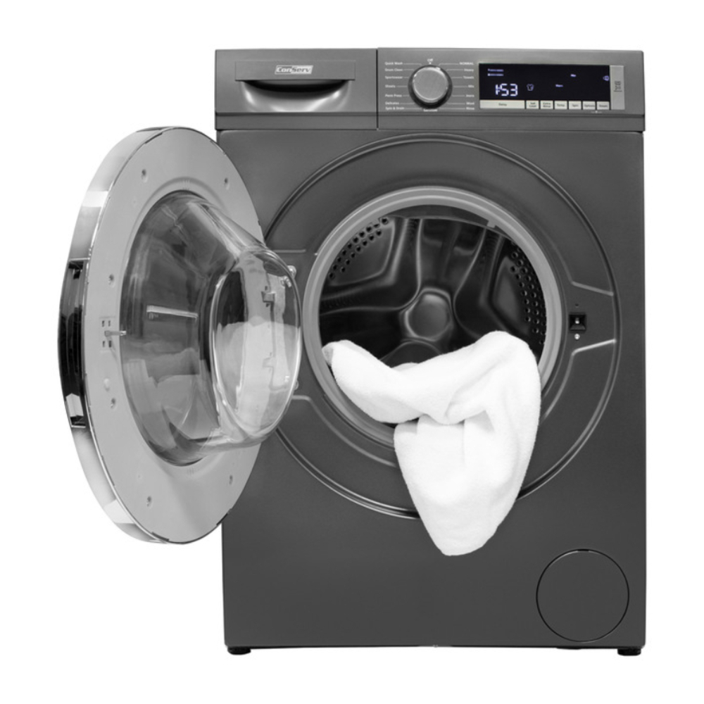 Equator CW2240 24 inch Front Load Electric Washer with 2.2 cu. ft. Total Capacity, Automatic Load Balancing, LED Display, Child Lock
