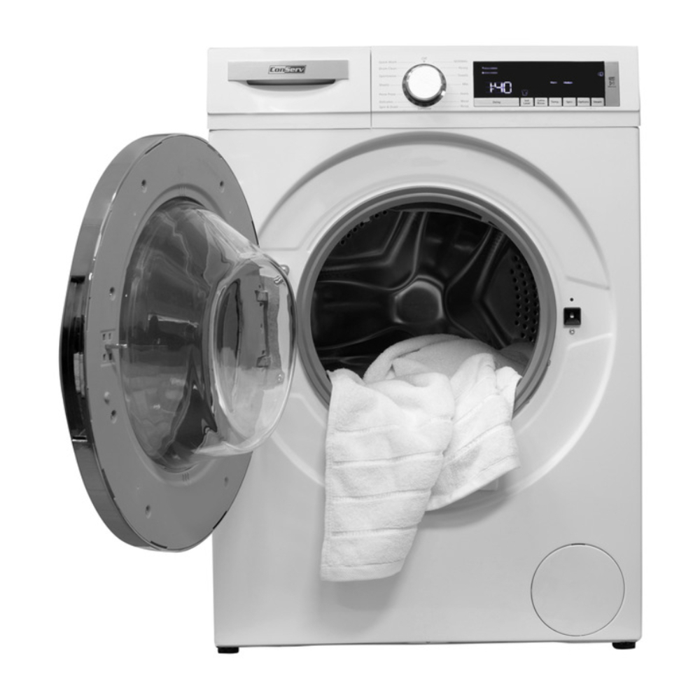 Equator CW2240 24 inch Front Load Electric Washer with 2.2 cu. ft. Total Capacity, Automatic Load Balancing, LED Display, Child Lock
