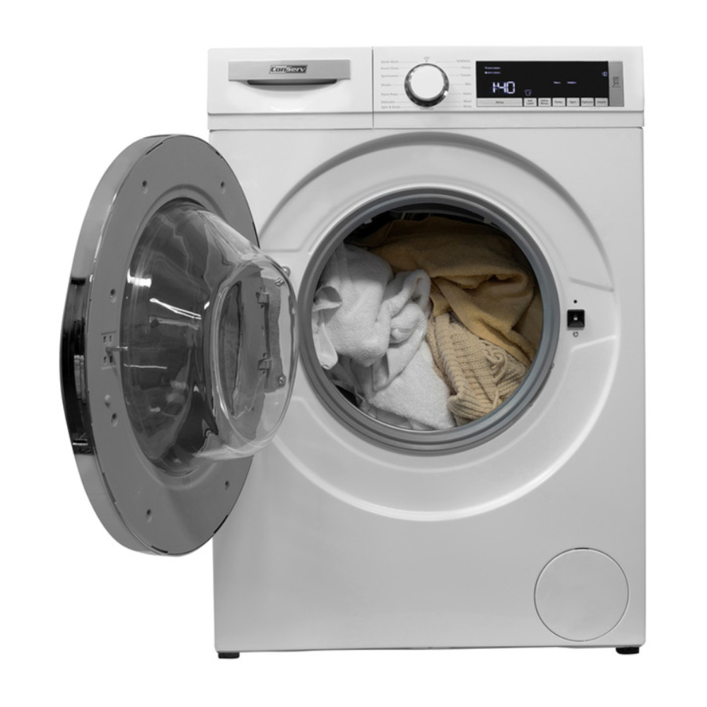 Equator CW2240 24 inch Front Load Electric Washer with 2.2 cu. ft. Total Capacity, Automatic Load Balancing, LED Display, Child Lock