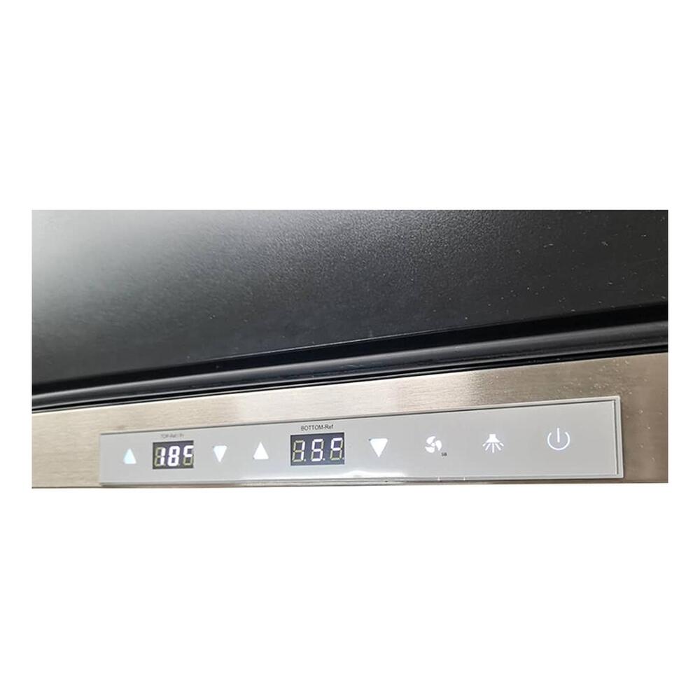 Equator DRFC5292 24 inch Built-In Convertible Refrigerator-Freezer with 5.29 cu. ft. Capacity, LED Display, Pocket Handle, Compressor with Fan Cooling, in Stainless Steel