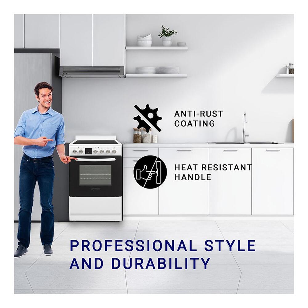 Equator ECR204C 20 inch Freestanding Electric Range with 4 Elements, 1.9 cu. ft. Oven Capacity, Consistent Heat Control, Versatile Cooking Power, Sleek & Space-Saving Design