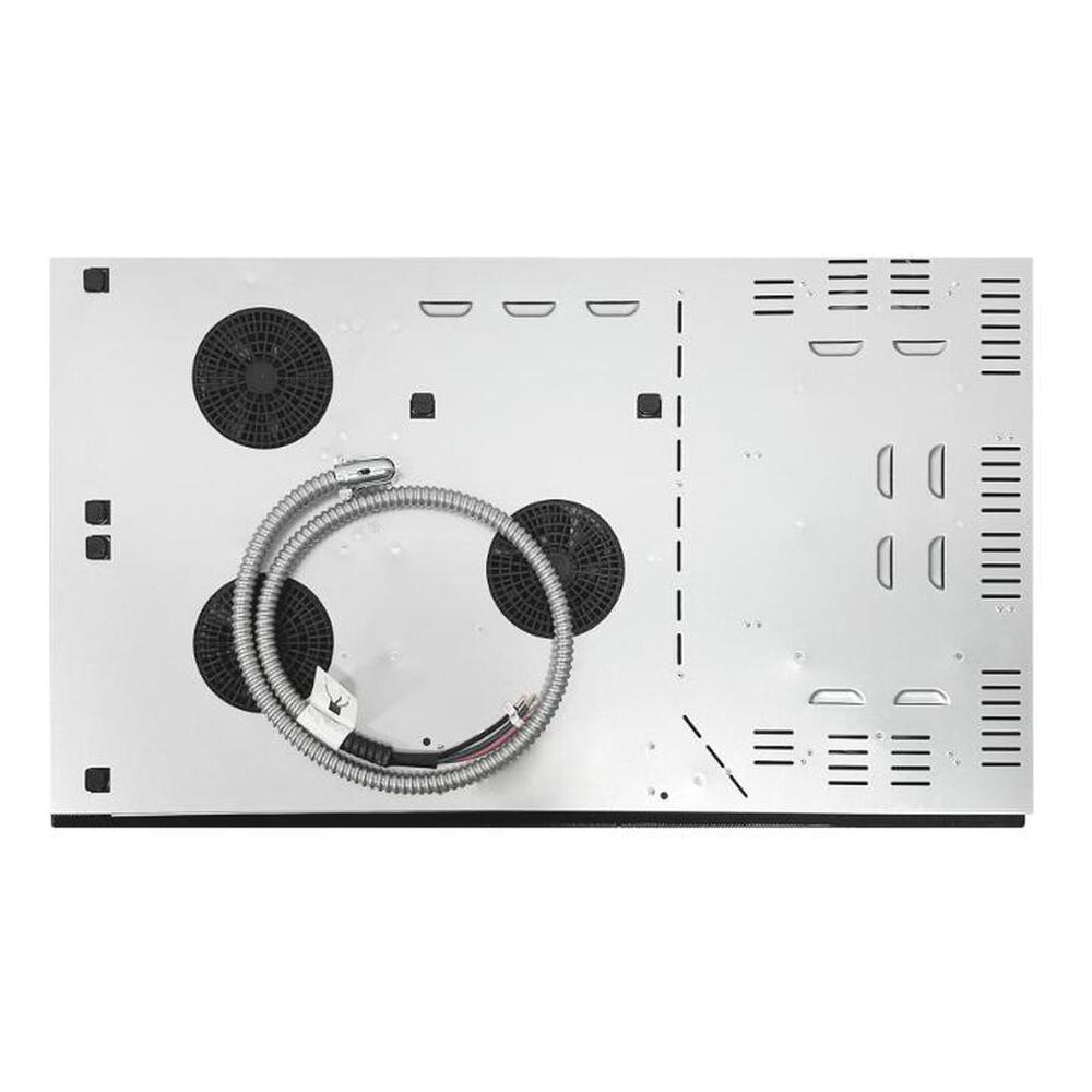 Equator EHC36532 36" Built-In Ceramic Electric Hybrid Induction Cooktop with 5 Elements, Precision Power Control, Built-in Induction Pan Sensor, Digital Timer Function, in Black