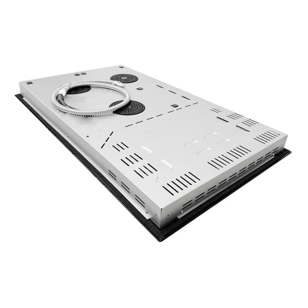 Equator EHC36532 36" Built-In Ceramic Electric Hybrid Induction Cooktop with 5 Elements, Precision Power Control, Built-in Induction Pan Sensor, Digital Timer Function, in Black