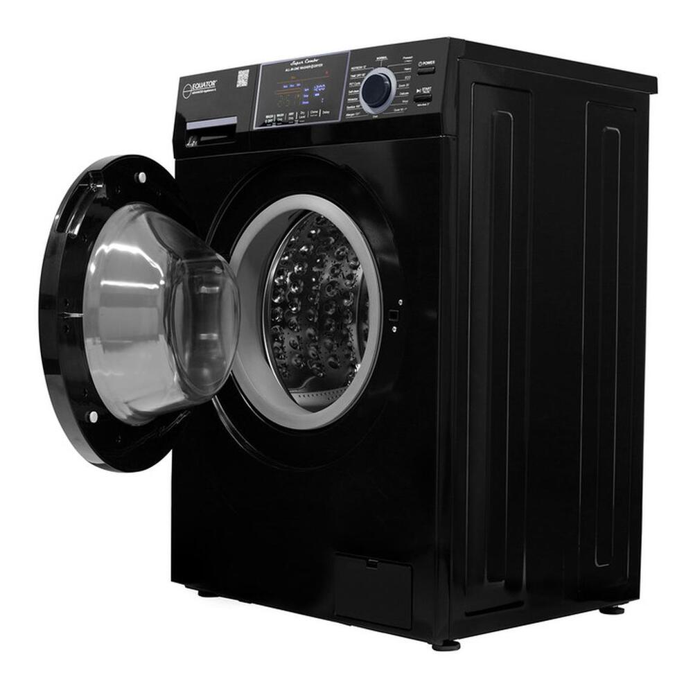 Equator EZ4800V 24 inch Front Load Electric Washer and Dryer Combo with 1.62 cu. ft. Capacity, Vented, Dual Fans, Anti-Bacterial Drum Baffle, Sanitize Cycle
