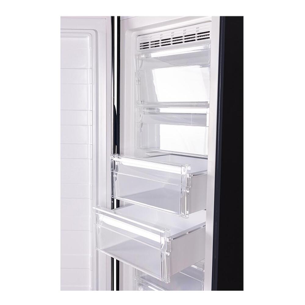 Equator FF830 Conserv Compact 24 inch Freestanding Classic Retro Upright Freezer with 8.3 cu. ft. Capacity, Adjustable Feet, Electronic Temperature Control, Rust Proof Handle