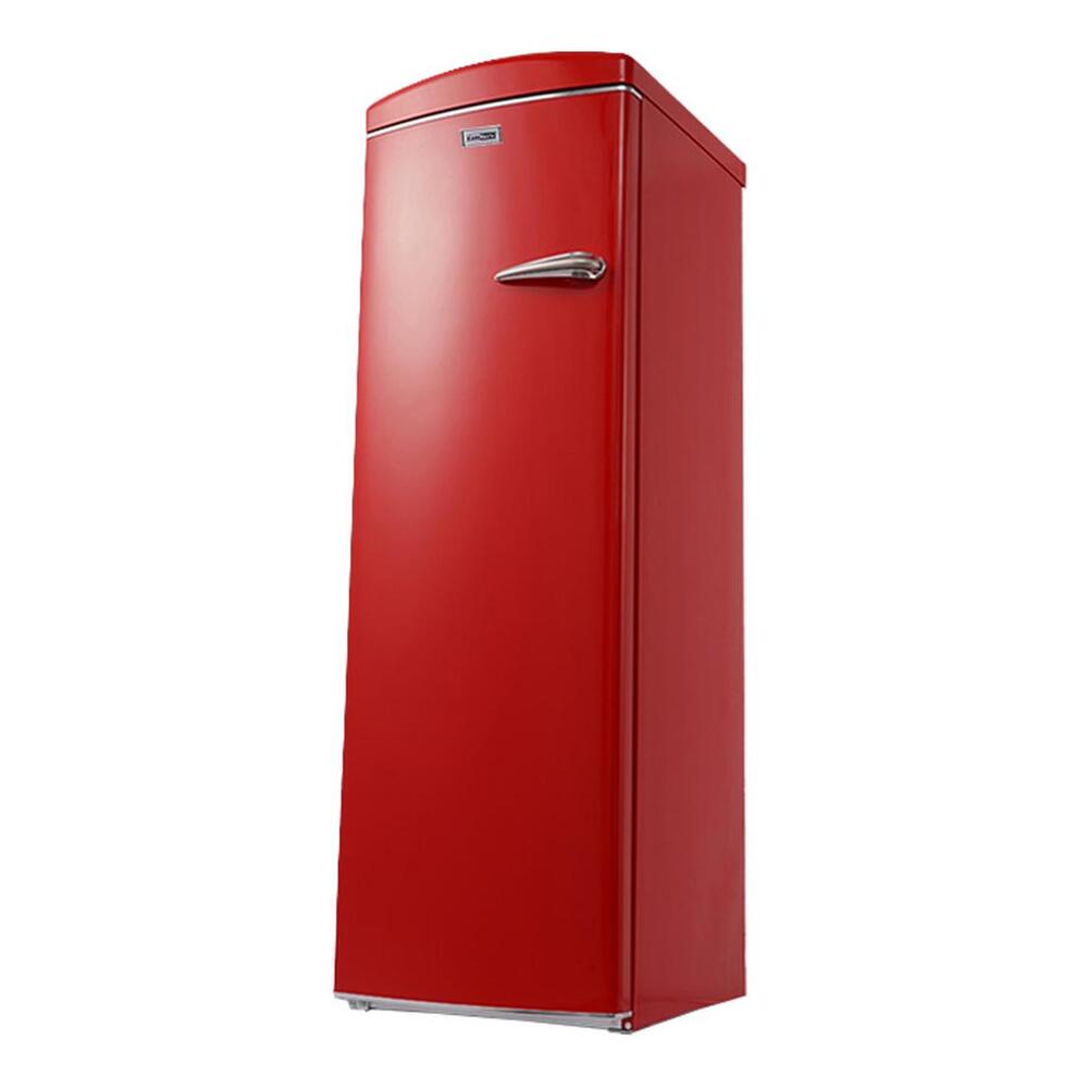 Equator FF830 Conserv Compact 24 inch Freestanding Classic Retro Upright Freezer with 8.3 cu. ft. Capacity, Adjustable Feet, Electronic Temperature Control, Rust Proof Handle