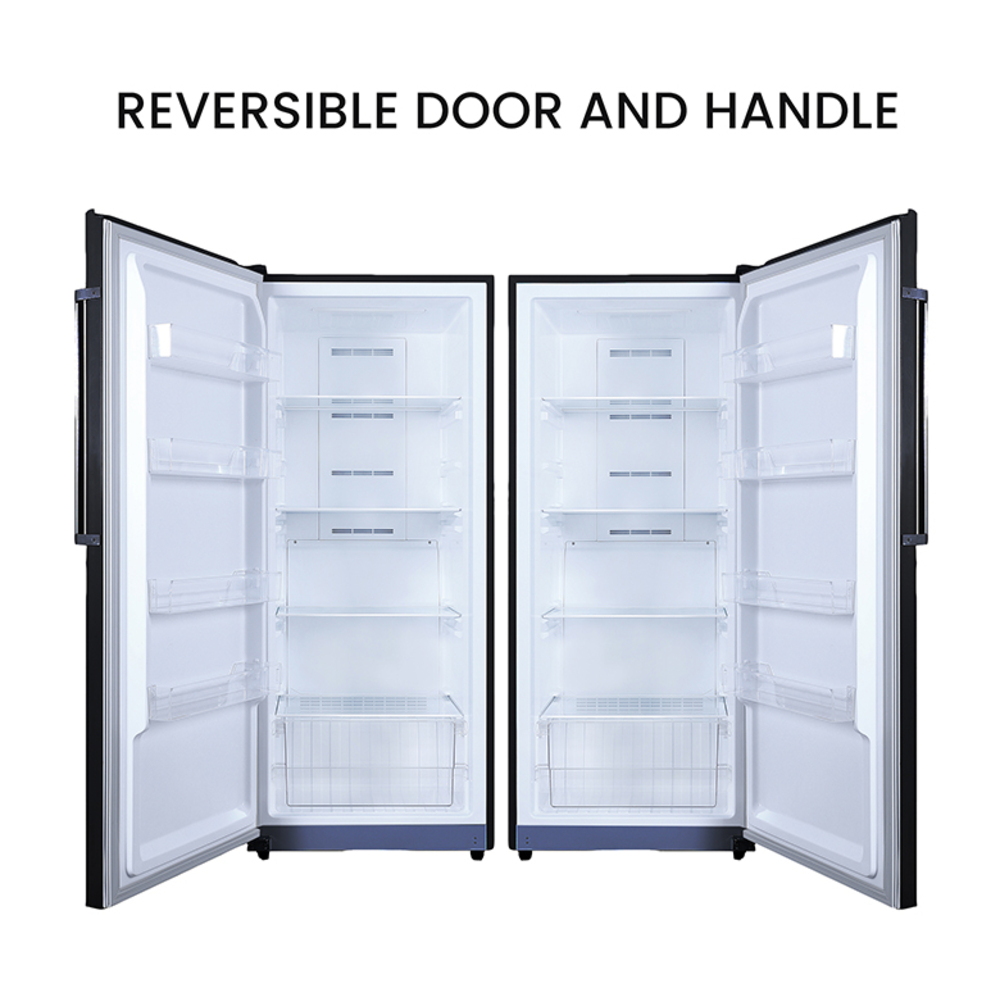 Equator FR1400 Conserv 28 inch Freestanding Upright Freezer with 14 cu. ft. Capacity, Interior LED Light, Digital Door Display, Adjustable Shelves