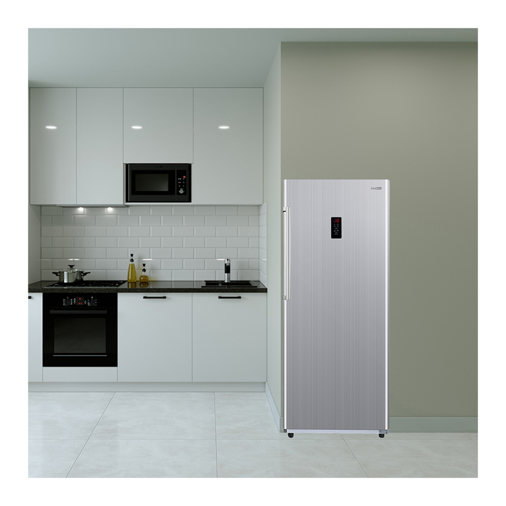 Equator FR1400 Conserv 28 inch Freestanding Upright Freezer with 14 cu. ft. Capacity, Interior LED Light, Digital Door Display, Adjustable Shelves