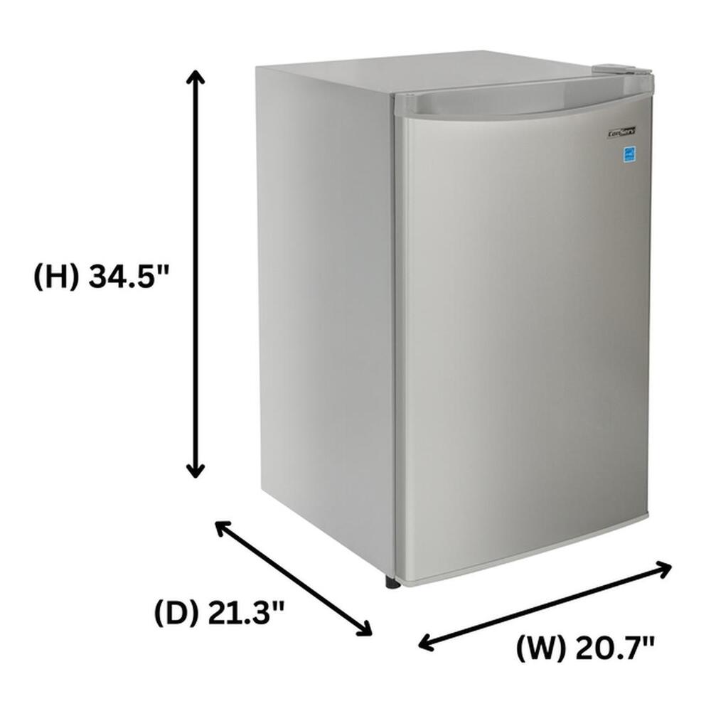 Equator FR300SG 21 inch Freestanding Compact Upright Freezer with 3.1 cu. ft. Capacity, Garage Ready, Fingerprint-Resistant, Temperature Range, in Stainless Steel