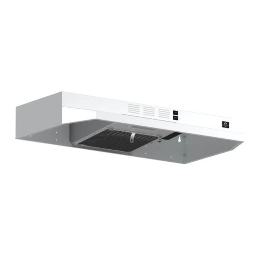 Forno FRHUC520030 Cappa Series 30 inch Under Cabinet Range Hood with 200 CFM, Bright LED Lighting, Corrosion-Resistant Build, Ultra Slim Design