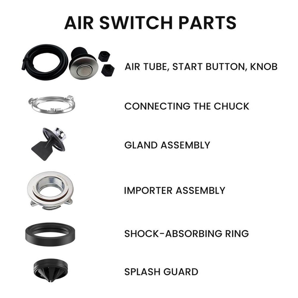 Equator GDAS01 Air Switch for Garbage Disposer, in