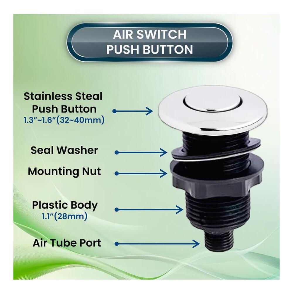 Equator GDAS01 Air Switch for Garbage Disposer, in