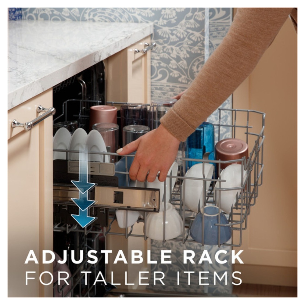 GE-GDP670SGVWW-Adjustable Rack for Taller items