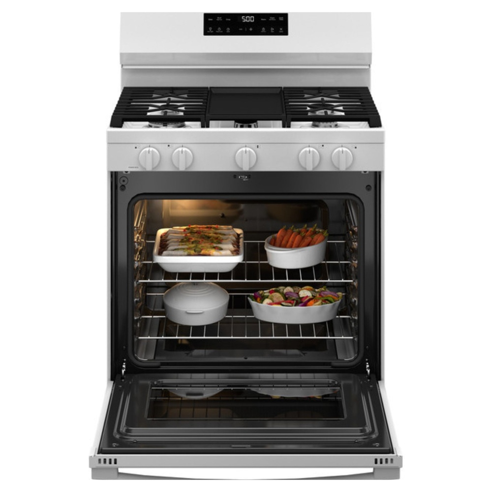 GE-GGF500PVWW-Extra-Large Integrated Griddle