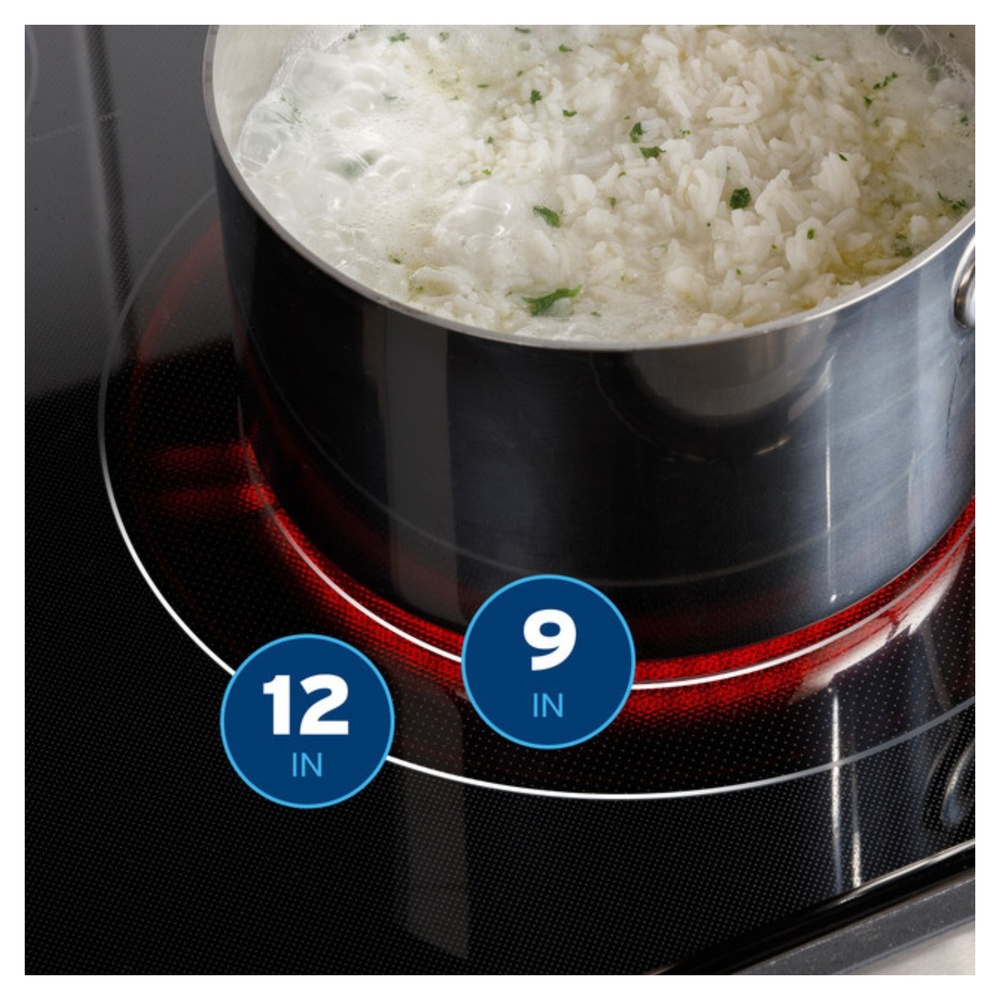 GE-GRF600AVSS-12"/9" Power Boil Burner