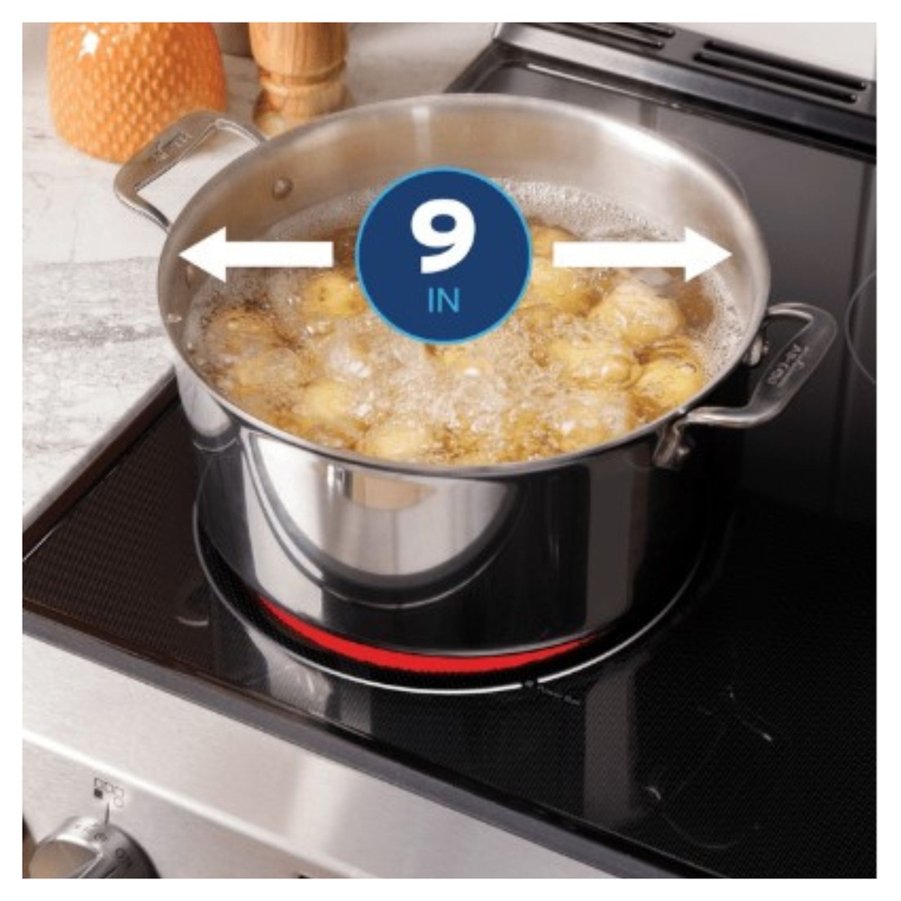 GE-GRF600AVWW-9"Power Boil Burner