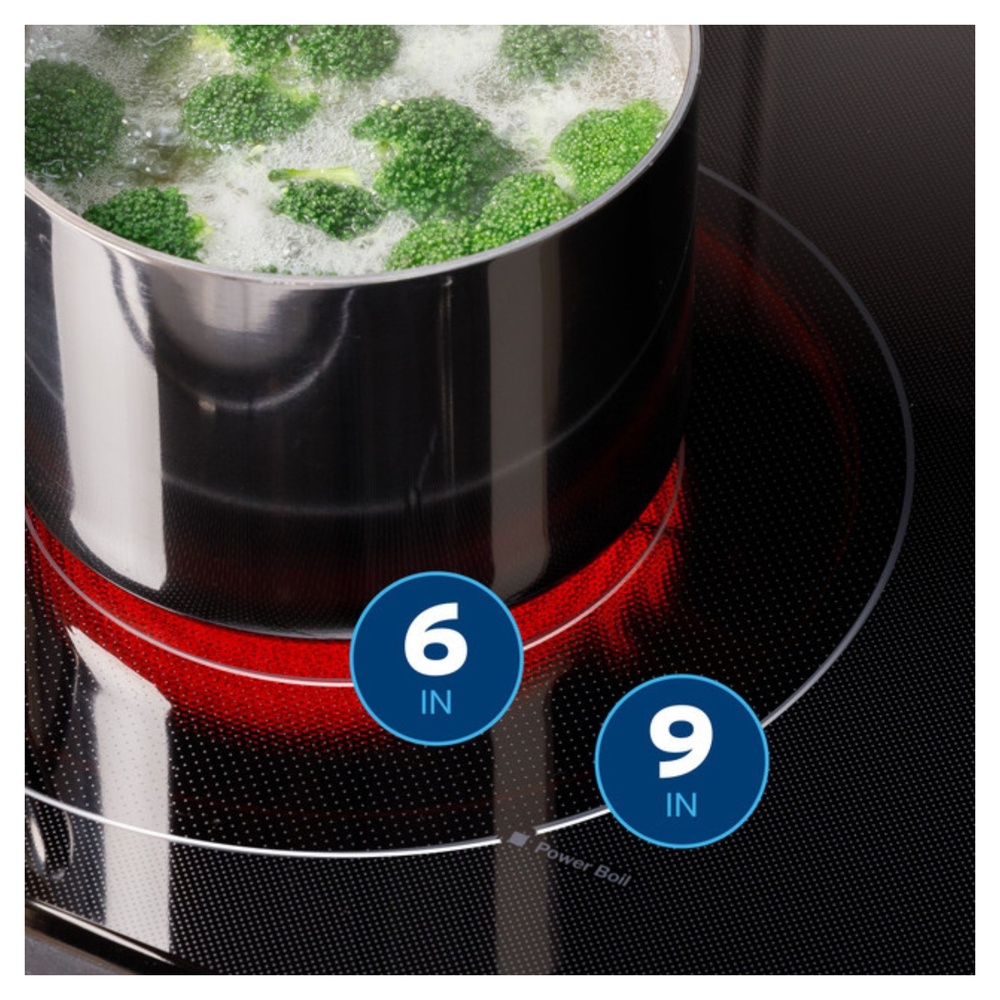 GE-GRS500PVSS-9"/6" Power Boil burner