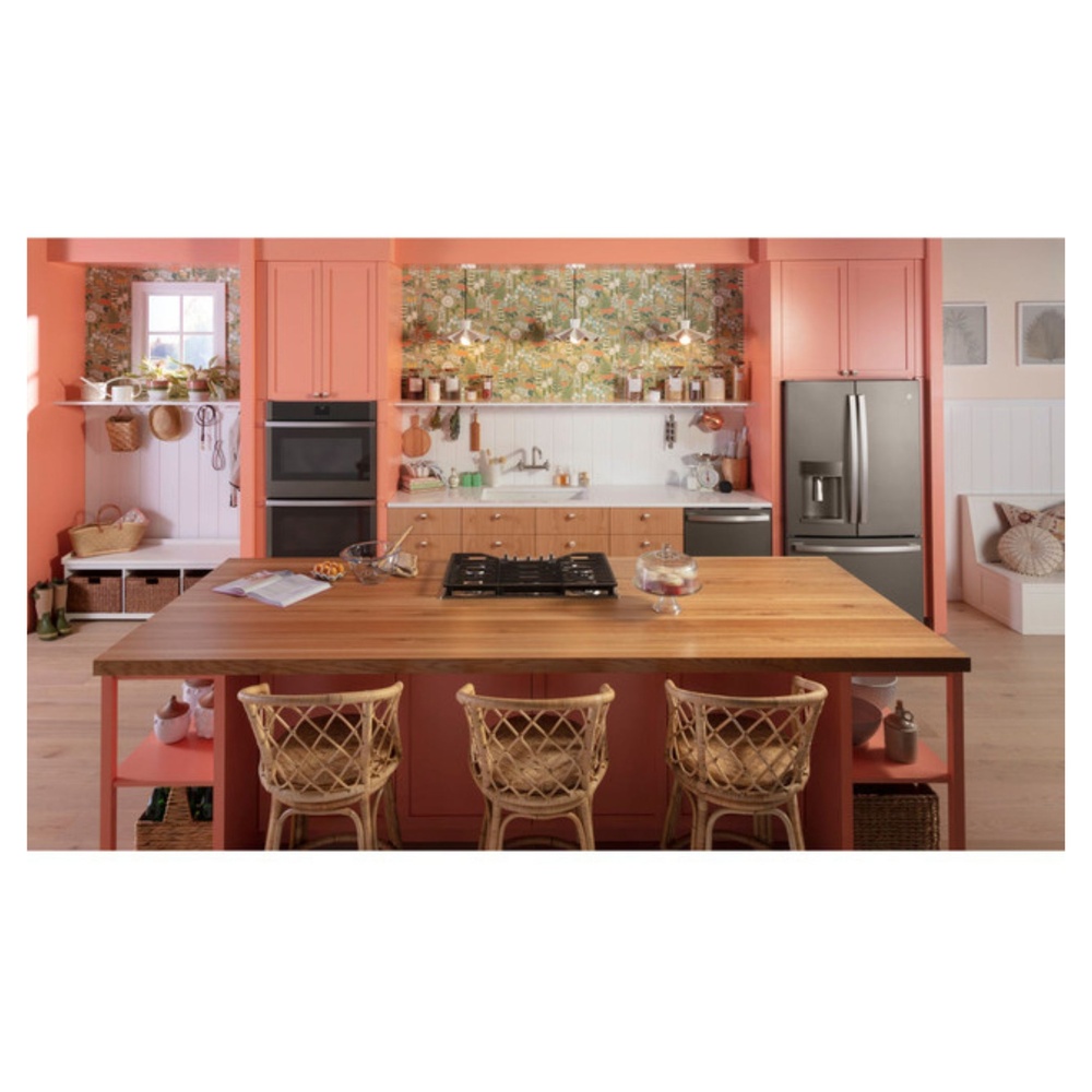 GE-JGP5030SLSS-Gas cooktop integrated into the island