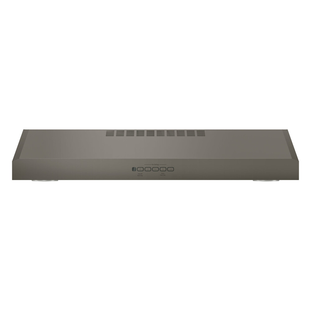 GE JVX5300EJES 30 inch Under Cabinet Convertible Hood with 300 CFM Venting System, 4 Speeds, in Slate