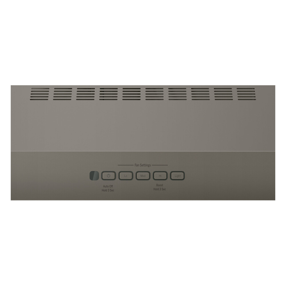 GE JVX5300EJES 30 inch Under Cabinet Convertible Hood with 300 CFM Venting System, 4 Speeds, in Slate