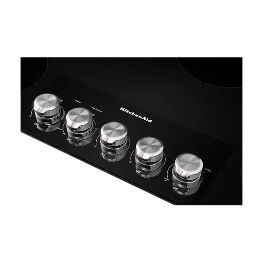 Kitchenaid-KCES556HSS-control knobs