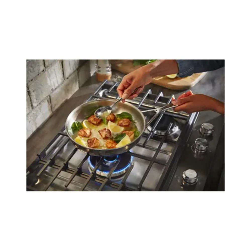 KitchenAid-KCGS950ESS-dual ring burner
