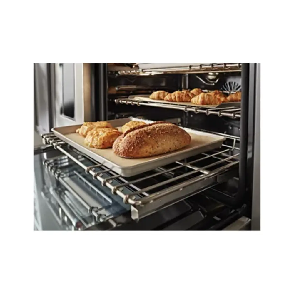 KitchenAid-KFGC558JBK-inside view with food items