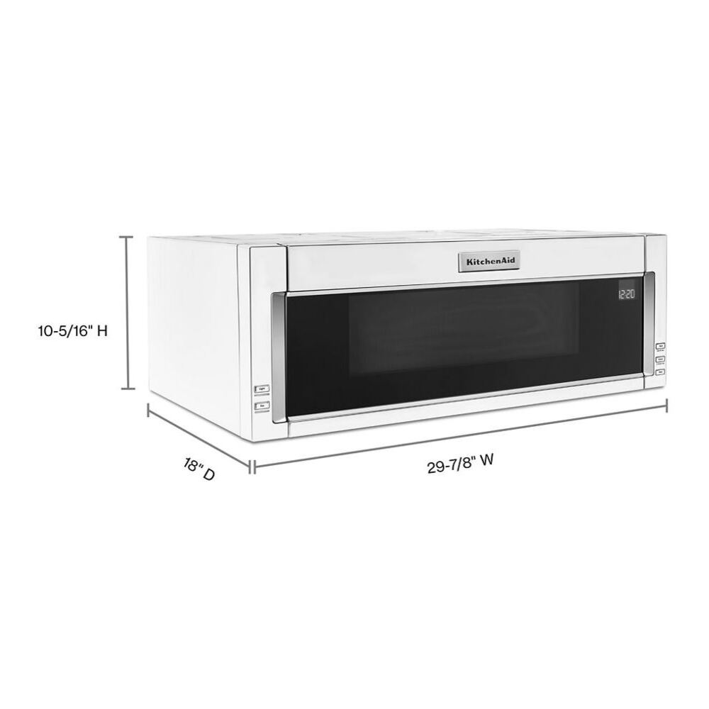 KitchenAid-KMLS311HWH-Dimension View