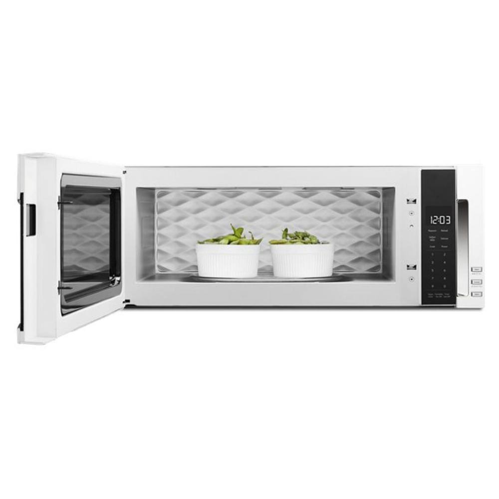 KitchenAid-KMLS311HWH-open view with food items